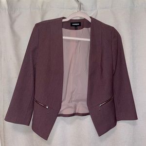 Burgundy Express Blazer